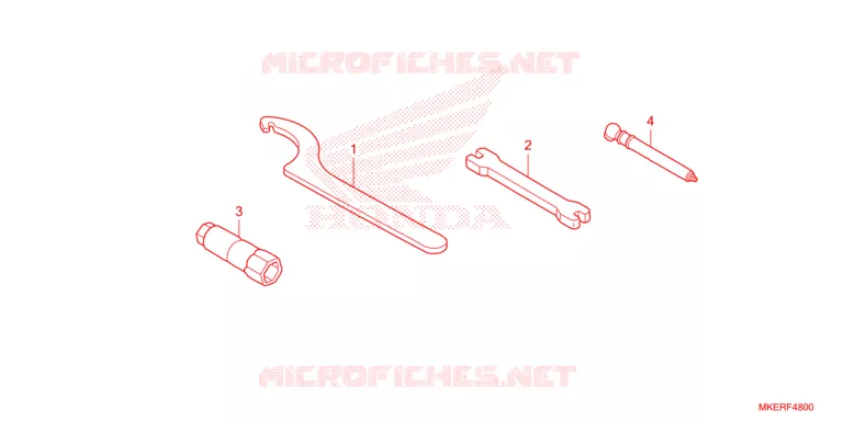 OUTIL Honda MOTO 450 CRF 2025  CRF450RWES