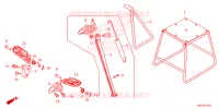 REPOSE PIED   BEQUILLE pour Honda CRF 450 RX ENDURO de 2025