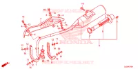 SILENCIEUX D'ECHAPPEMENT pour Honda CRF 50 de 2025