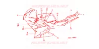 AUTOCOLLANTS pour Honda NSR 125 R de 1995