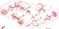 CLIGNOTANT pour Honda NSR 125 R de 1995
