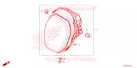 PHARE pour Honda MSX 125 SPECIAL de 2024