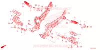 REPOSE PIED pour Honda MSX 125 SPECIAL de 2024