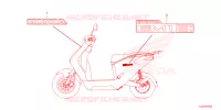AUTOCOLLANTS pour Honda EM1e de 2024