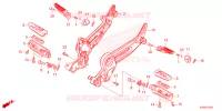REPOSE PIED pour Honda MSX GROM 125 de 2025