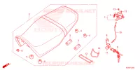 SELLE pour Honda MSX GROM 125 de 2025