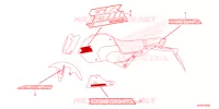 AUTOCOLLANTS pour Honda GROM 125 SPECIAL de 2025