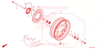 ROUE AVANT pour Honda GROM 125 SPECIAL de 2025