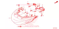 FEUX ARRIERE pour Honda MOOVE 110 de 2015