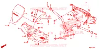 GUIDON   CARENAGE pour Honda MOOVE 110 de 2015