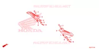 REPOSE PIED pour Honda MOOVE 110 de 2015