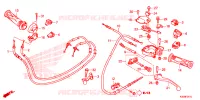 LEVIER DE GUIDON   CABLE   COMMODO pour Honda MOOVE 110, IDLING STOP de 2015