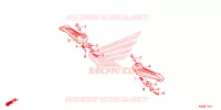 REPOSE PIED pour Honda MOOVE 110, IDLING STOP de 2015