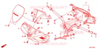 GUIDON   CARENAGE pour Honda MOOVE 110 de 2015