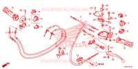 LEVIER DE GUIDON   CABLE   COMMODO pour Honda MOOVE 110 de 2015