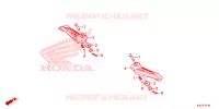 REPOSE PIED pour Honda MOOVE 110 de 2015