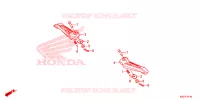 REPOSE PIED pour Honda MOOVE 110 de 2015
