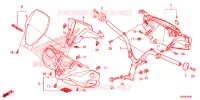 GUIDON   CARENAGE pour Honda MOOVE 110, IDLING STOP de 2015