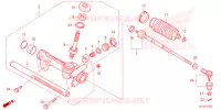 STEERING GEAR BOX/TIE ROD pour Honda PIONEER 700 M4 DELUXE de 2025
