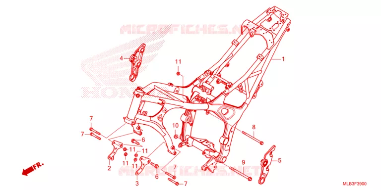 CADRE Honda MOTO 750 HORNET 2024  CB750AP
