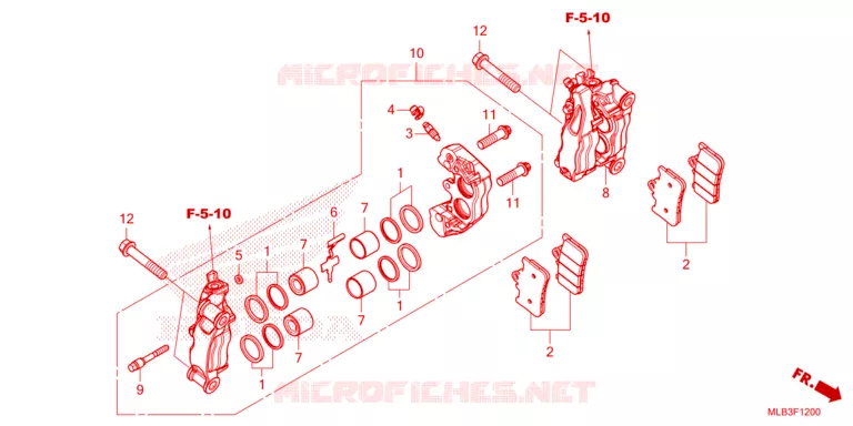 ETRIER DE FREIN AVANT Honda MOTO 750 HORNET 2024  CB750AP
