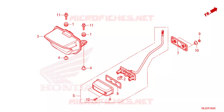 FEU ARRIERE Honda MOTO 750 HORNET 2024  CB750AP