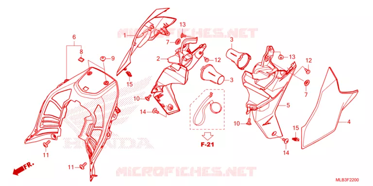 SHELTER/SHROUD Honda MOTO 750 HORNET 2024  CB750AP