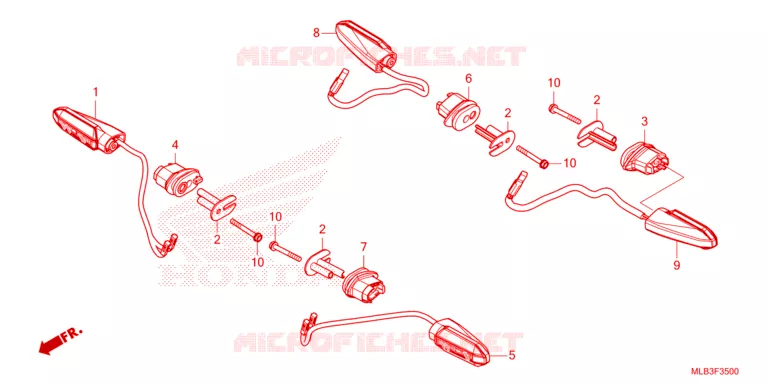 CLIGNOTANT Honda MOTO 750 HORNET 2024  CB750AR
