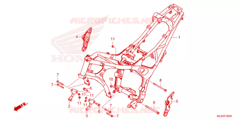 CADRE Honda MOTO 750 HORNET 2024  CB750AR