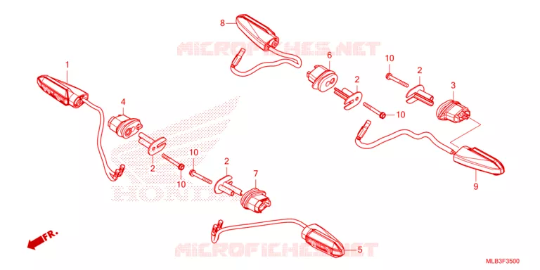 CLIGNOTANT Honda MOTO 750 HORNET 2024  CB750AR
