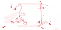PEDALE pour Honda CB 750 HORNET R de 2024