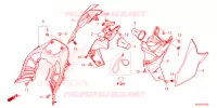COUVERCLES LATERAUX / OUIES pour Honda CB 750 HORNET R de 2024