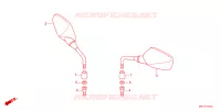 RETROVISEUR pour Honda CB 650 R de 2024