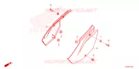 COUVERCLES LATERAUX pour Honda CRF 125 F de 2025