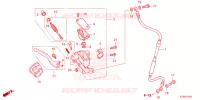 MAITRE CYLINDRE DE FREIN AVANT pour Honda CRF 125 F de 2024