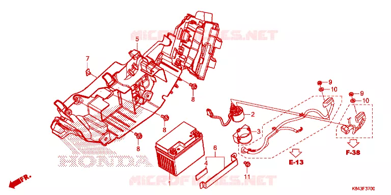 BATTERIE Honda MOTO 150 CRF 2021  CRF150LL
