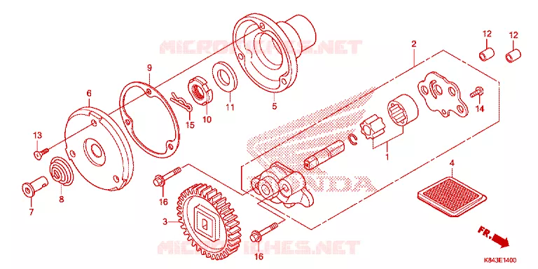 POMPE A HUILE Honda MOTO 150 CRF 2021  CRF150LL