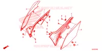 COUVERCLES LATERAUX pour Honda CRF 150 L de 2023