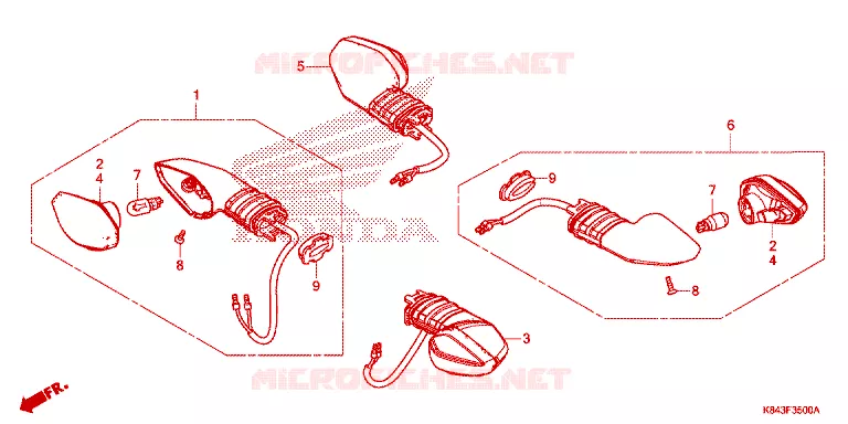 CLIGNOTANT Honda MOTO 150 CRF 2023  CRF150LN
