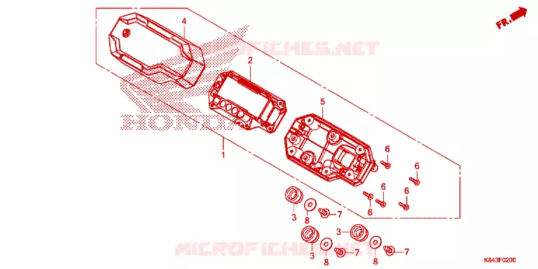 COMPTEUR Honda MOTO 150 CRF 2023  CRF150LN