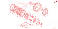 EMBRAYAGE pour Honda WAVE 110 RSX, front disk, spoked wheels de 2024