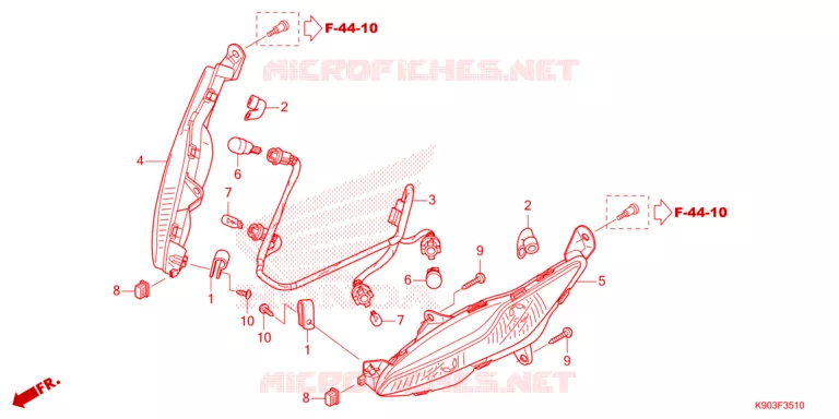 CLIGNOTANT AVANT Honda MOTO 110 WAVE 2023  AFS110CSFP