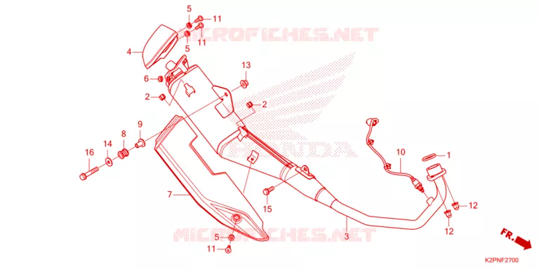 SILENCIEUX D'ECHAPPEMENT Honda MOTO 150 WINNER 2022  FS150FAN
