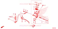MAITRE CYLINDRE DE FREIN ARRIERE pour Honda ADV 150 ABS de 2020