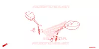 RETROVISEUR pour Honda ADV 150 ABS de 2020