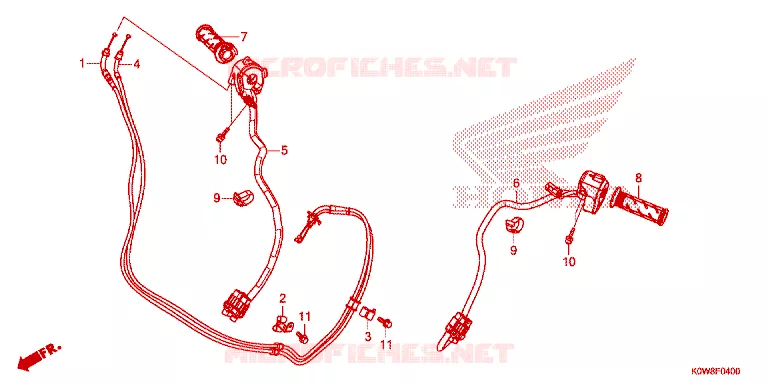 COMMODOS - POIGNEES Honda SCOOTER 150 ADV 2020  ADV150AL