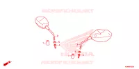 RETROVISEUR pour Honda ADV 150 ABS de 2021