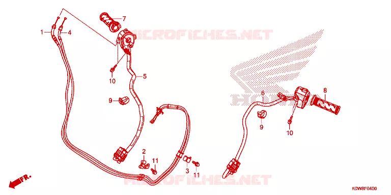 COMMODOS - POIGNEES Honda SCOOTER 150 ADV 2022  ADV150AM