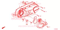 COUVERCLE GAUCHE pour Honda AIRBLADE 150 de 2021