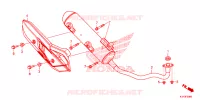 SILENCIEUX D'ECHAPPEMENT pour Honda AIRBLADE 150 de 2021